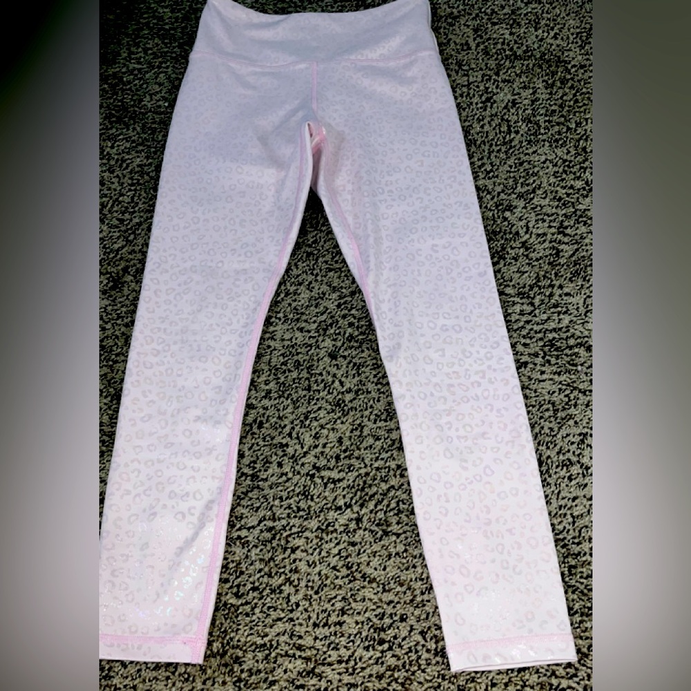 Pink leopard Zyia leggings